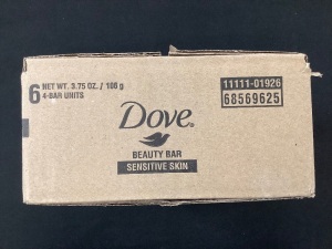 Box of Dove Beauty Bars, 6 - 4pk