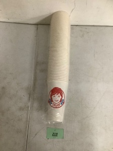 Box of Wendy's 32oz Cups (600 pcs)