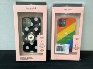 Lot of (2) Kate Spade iPhone 12 Mini Cases