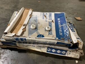 Lot of (2) Mansfield Pro-Fit Shower Base 