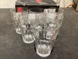 Bormioli Rocco Rock Bar Stackable Glasses, Set of 6 