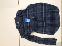 Columbia Cornell Woods Long-Sleeve Flannel Shirt for Men - Night Tide Ombre Plaid - M, New with Tags