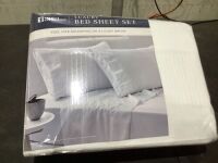 Lot of (2) Luxury 4 Piece King Sheet Set&nbsp;