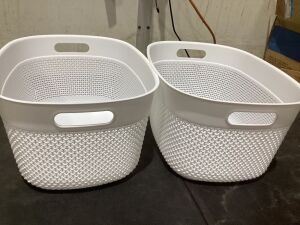 Lot of (2) Laundry Baskets