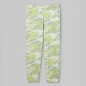 Lot of (6) Wild Fable Green Swirl High-Rise Jogger Sweats, Large 