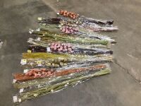 Case of Decorative Dried Floral Pieces