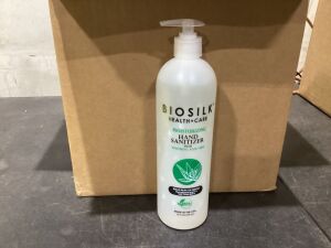Case of (12) BioSilk Hand Sanitizer with Aloe 25 fl oz 