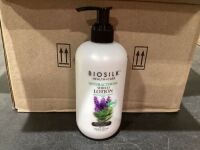 Case of (12) BioSilk Antibacterial Shield Lotion with Aloe, Lavendar & Silk&nbsp;