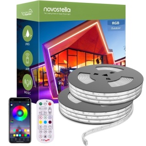 Novostella 105ft/32M IP65 Outdoor LED Strip Lights, Two Rolls of 52.5ft/16m