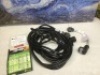 AC Works 1.5 ft. EVSE 30 Amp 3-Prong NEMA 10-30P Dryer Plug to 50 Amp Electric Vehicle Adapter Cord for Tesla Model S & Extension Cord - Appears New&nbsp;