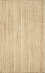 Rigo Chunky Loop Jute Tan 6 ft. x 9 ft. Area Rug