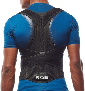 Adjustable Posture Back Brace for Upper & Lower Back Pain Relief, L