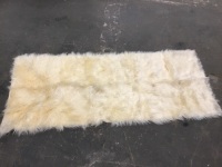 Fur Rug Approx 56" x 25" - E-Comm Return, Appears New&nbsp;