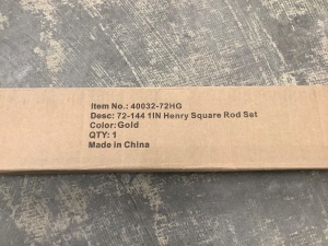 Henry Square Rod Curtain Rods