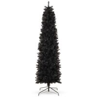 6'&nbsp;Black Artificial Pencil Holiday Christmas Tree