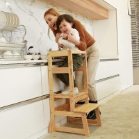 Adjustable Height Kitchen Step Stool