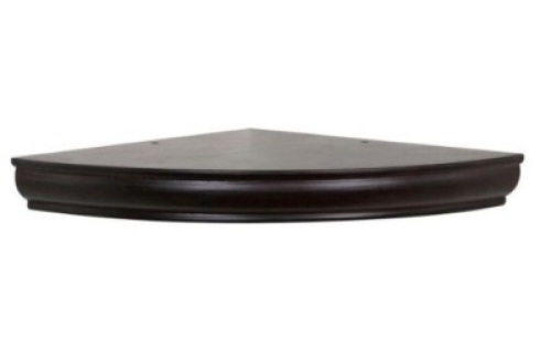 Floating Corner Shelf 12" x 1-3/4" Espresso - Appears New&nbsp;