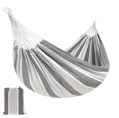 2-Person Brazilian-Style Double Hammock w/ Portable Carrying Bag