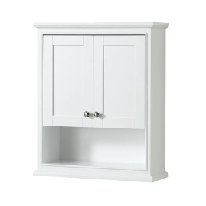 Bathroom Wall-Mounted Storage Cabinet - White