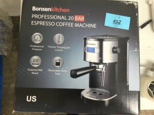 BonsenKitchen Professional Espresso Machine