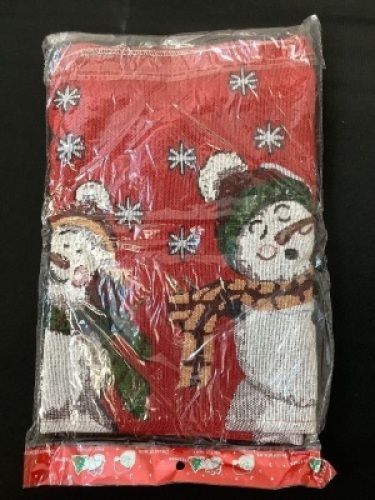 Lot of (11) Snowman Table Runners&nbsp;70"x12"
