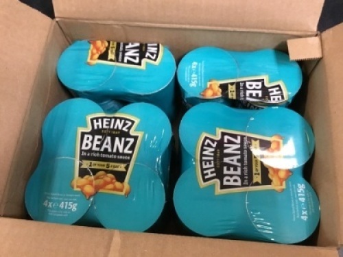 Case of Heinz Baked Beans in Rich Tomato Sauce, 12 ct - New
