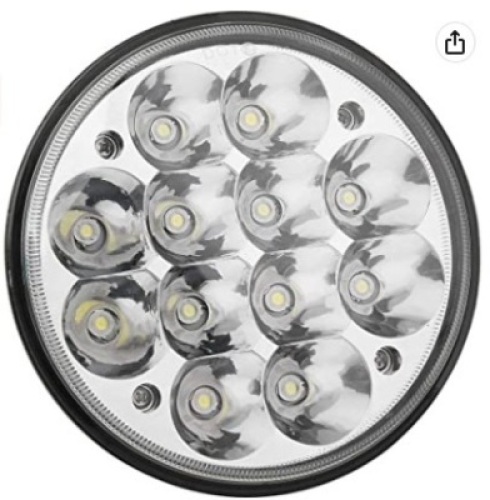 Lot of (3) 5.75" Round LED Headlights