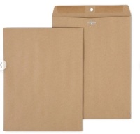 Case of 5 Boxes of Staples Recycled Clasp Envelopes,&nbsp;10" x 13", 100/Box