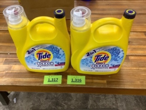 Set of 2 Tide 2-in-1 Detergent Simply Beach Alternative