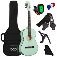 Beginner Acoustic Guitar Set w/ Case, Strap, Digital Tuner, Strings - 38in&nbsp;