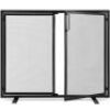 2-Door Wrought Iron Fireplace Screen w/ Magnetic Doors - 38.5x41in&nbsp;