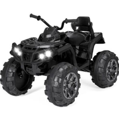 12V Kids Ride-On 4-Wheeler Quad ATV Car w/ 3.7mph Max, Bluetooth, Headlights&nbsp;