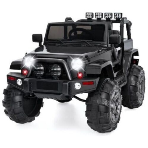 12V Kids Ride-On Truck Car Toy w/ 3 Speeds, LED, Remote, Bluetooth&nbsp;