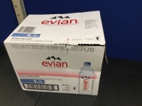 Case of Evian Natural Spring Water, 12 - 1L Bottles - Appears New&nbsp;