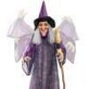 Wicked Wanda Standing Animatronic Witch with Sounds, LED Eyes - 5ft&nbsp;