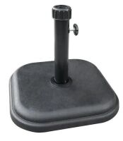 20 lbs. Resin Patio Umbrella Base in Black