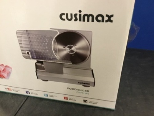 Cusimax Electric Food Slicer CMFS-202 - Appears New&nbsp;