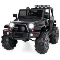12V Kids Ride-On Truck Car Toy w/ 3 Speeds, LED, Remote, Bluetooth&nbsp;