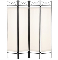 4-Panel Folding Privacy Screen Room Divider Decoration Accent, 6ft