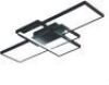 Unitary Brand Modern Metal and Black Acrylic Dimmable Geometric Modeling Design Kitchen LED Flush Mount Ceiling Light Max 42W Painted Finish,&nbsp;41.33x23.62x3.15 inches - Appears New