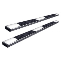 TrailFX A4018S 4" T4 Series Cab Length Polished Trapezoid Step Bars - E-Comm Return, Appear New&nbsp;
