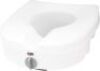 Carex E-Z Lock Raised Toilet Seat, Adds 5 Inches to Toilet Height, Elderly and Handicap Toilet Seat Riser, Round Or Elongated Toilets - Appears New