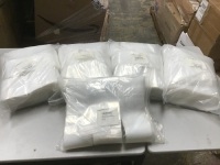 Lot of (5) Premium Vials 4 Mil Clear Zipper Storage Bags&nbsp;4" x 6", 1000 ct - Appear New&nbsp;&nbsp;