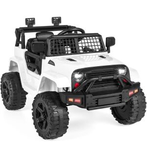 12V Kids Ride-On Truck Car w/ Parent Remote Control, Spring Suspension 