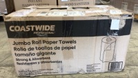 Case of 12 Coastwide Jumbo Roll Paper Towels, 2 Ply
