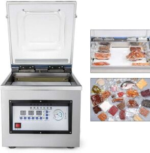 300W Commercial Kitchen Food Chamber Vacuum Sealer 110V/60Hz Stainless Steel 
