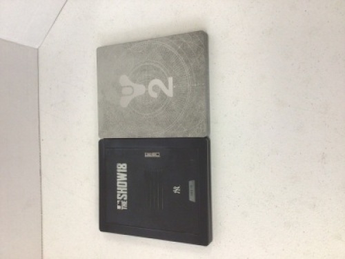 Lot of 2 PS4 Steelbooks, Destiny 2, and MLB The Show 18, Appears New