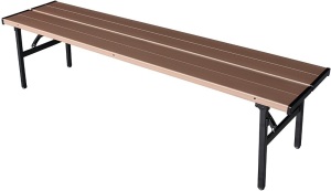 Multifunctional Portable Indoor Outdoor Public Backless Folding Bench, Damaged