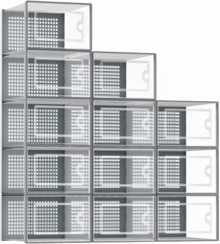 Kuject Shoe Organizer Storage Boxes,&nbsp;12 Pack