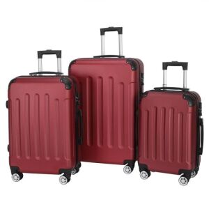 3PCS Premium Hardside Spinner Suitcase Luggage with Wheels 